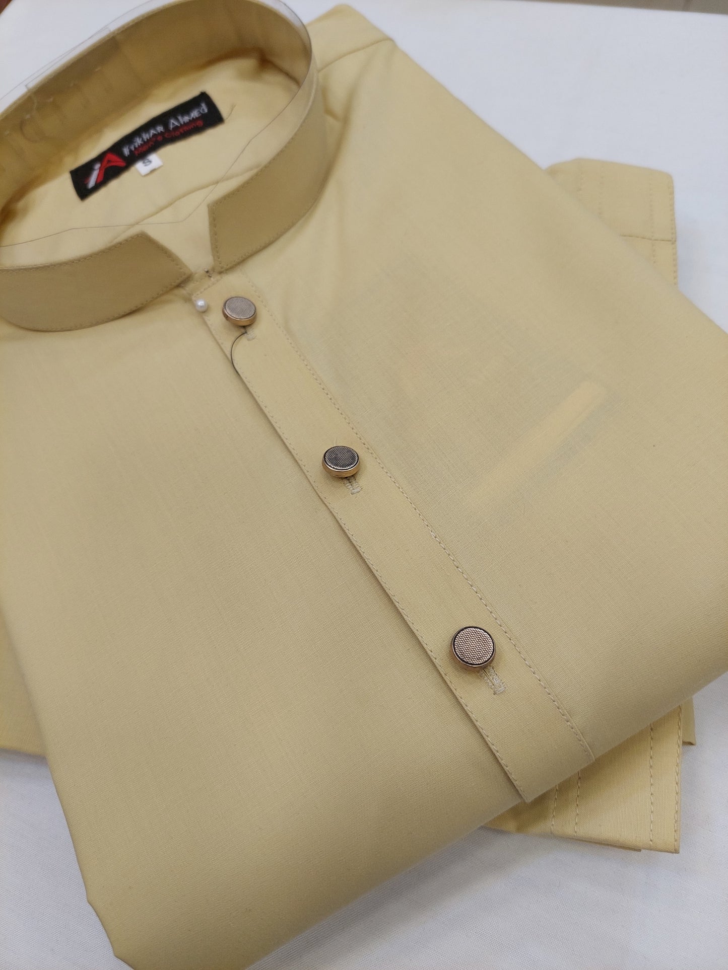 Lime Golden - Kameez Shalwar - Egyptian Cotton