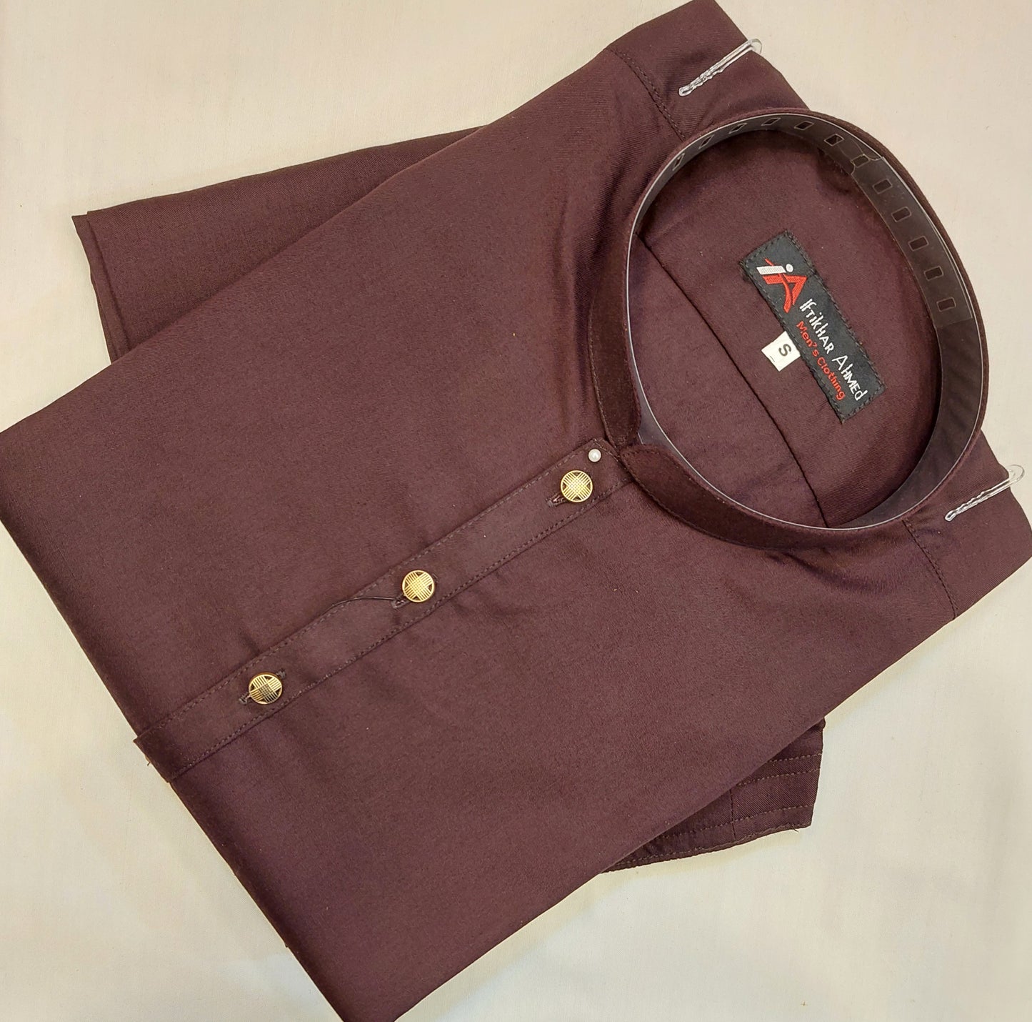 Maroon - Kameez Shalwar - Wash n Wear Fabric