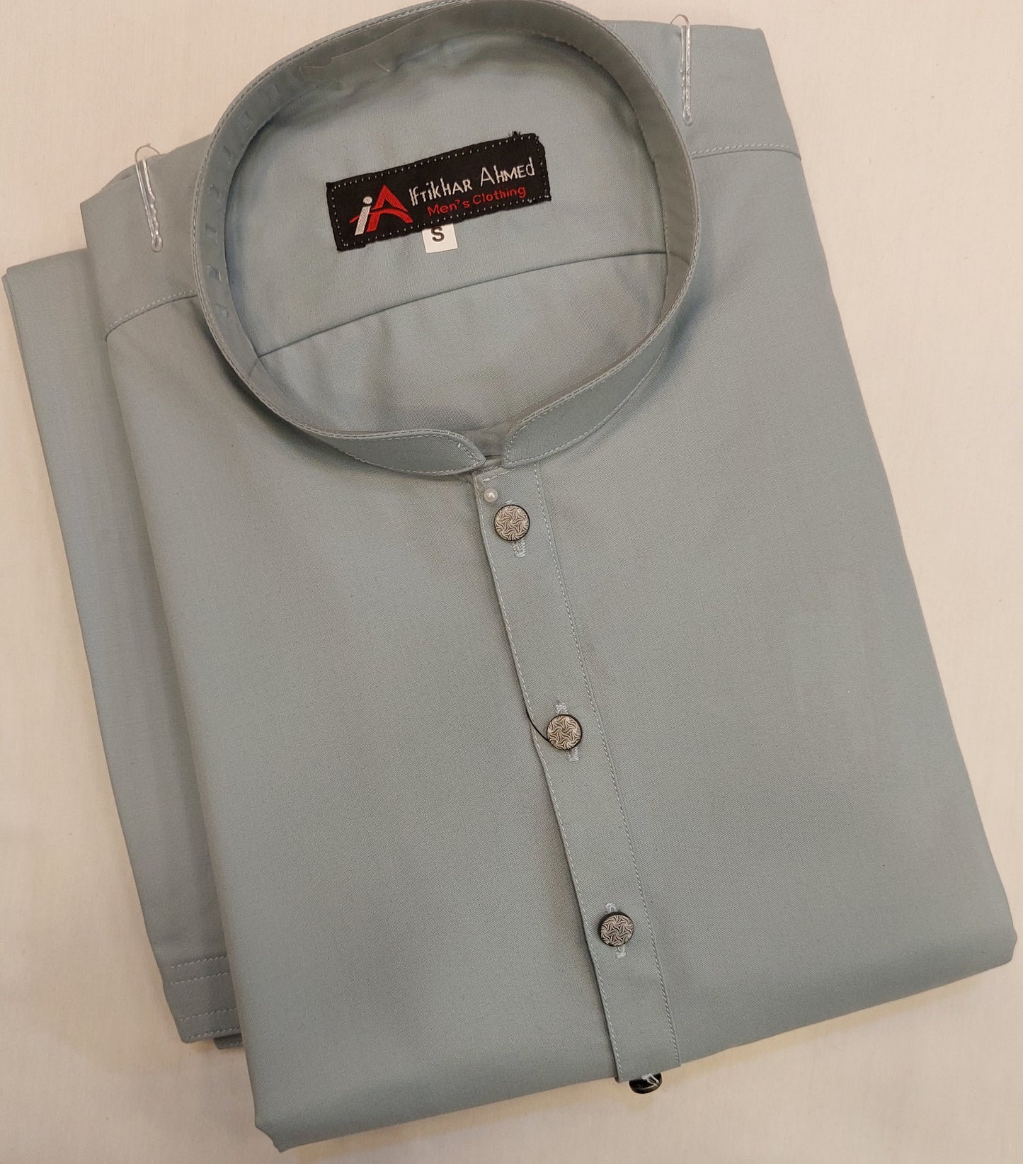 Aqua Green - Kameez Shalwar - Wash n Wear Fabric