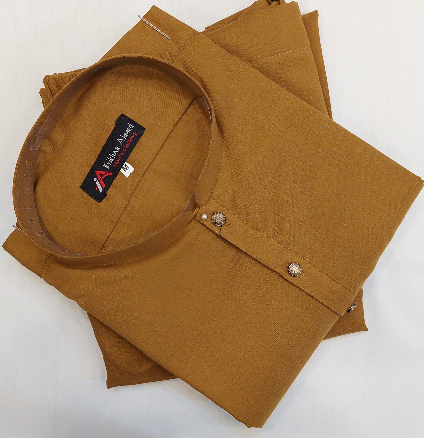 Bright Mustard - Kurta Pajama - Wash n Wear Fabric