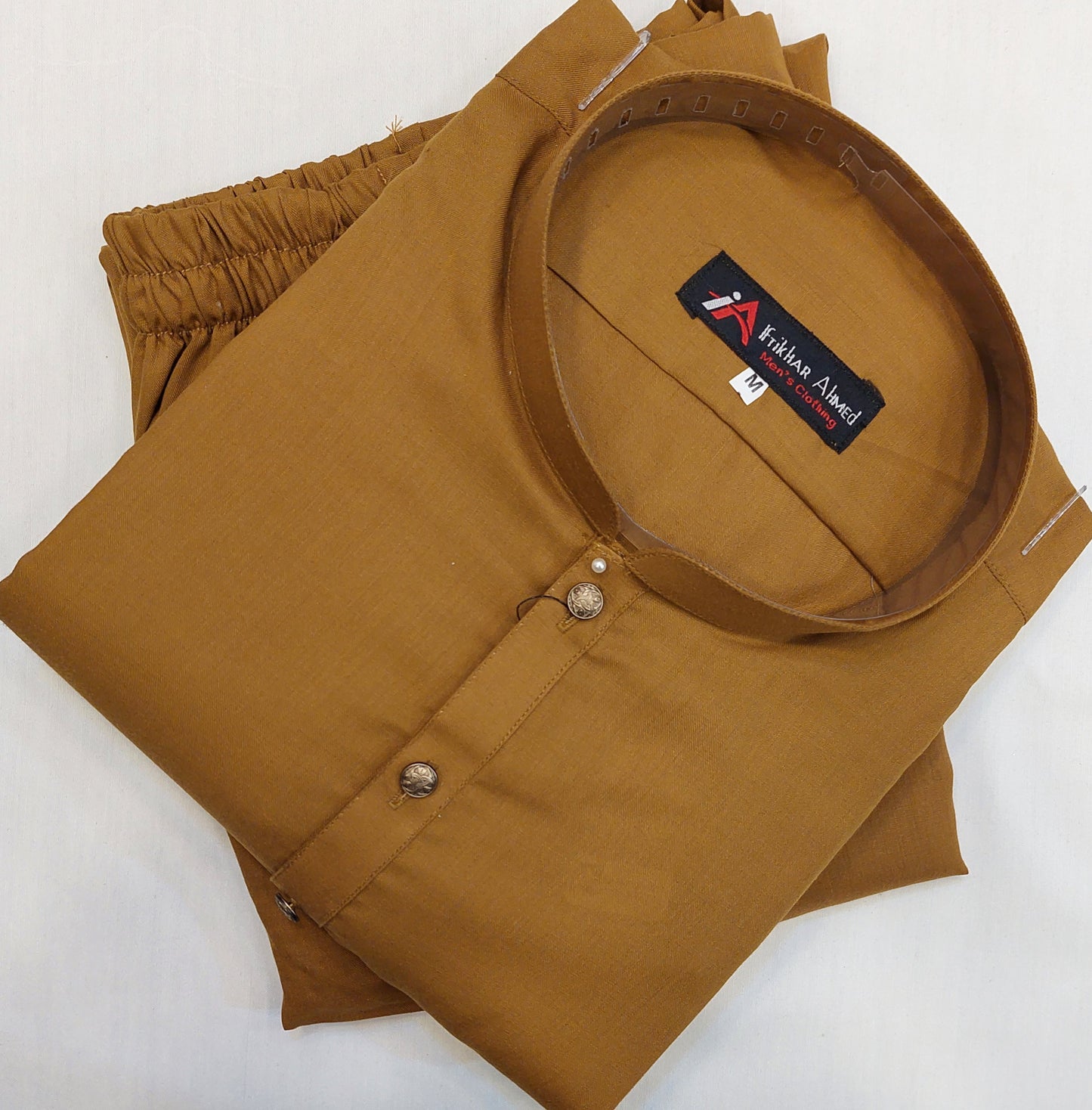 Bright Mustard - Kurta Pajama - Wash n Wear Fabric