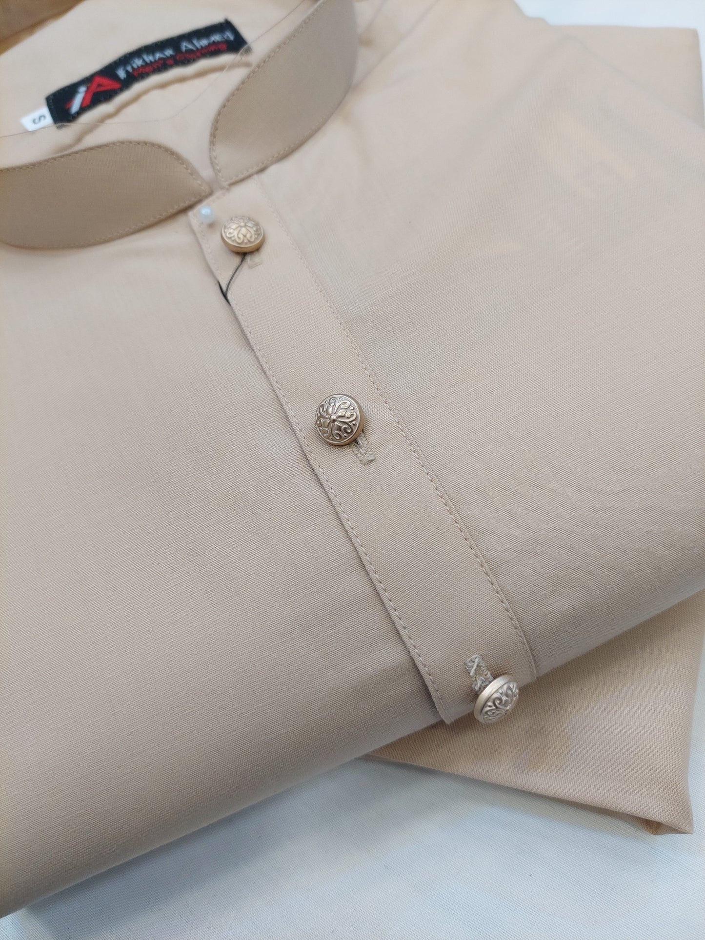 Light Peach - Kurta Pajama - Wash n Wear Fabric