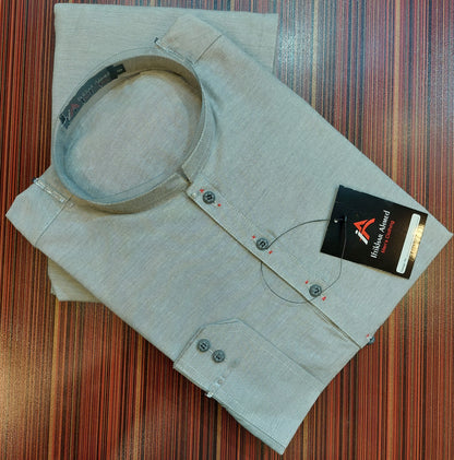 Steel Gray Kurta Pajama - Shamray Cotton