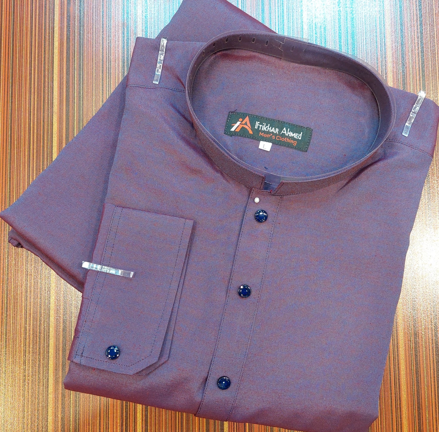 Purple Kurta Pajama - Shamray Cotton