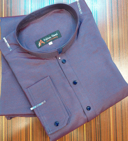 Purple Kurta Pajama - Shamray Cotton