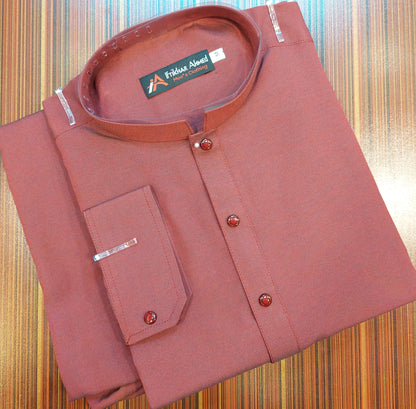 Red color Kurta Pajama - Shamray Cotton