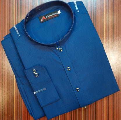 Royal Blue Kurta Pajama - Wash and wear