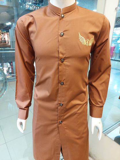 FRONT OPEN KURTA PAJAMA - WASH N WARE