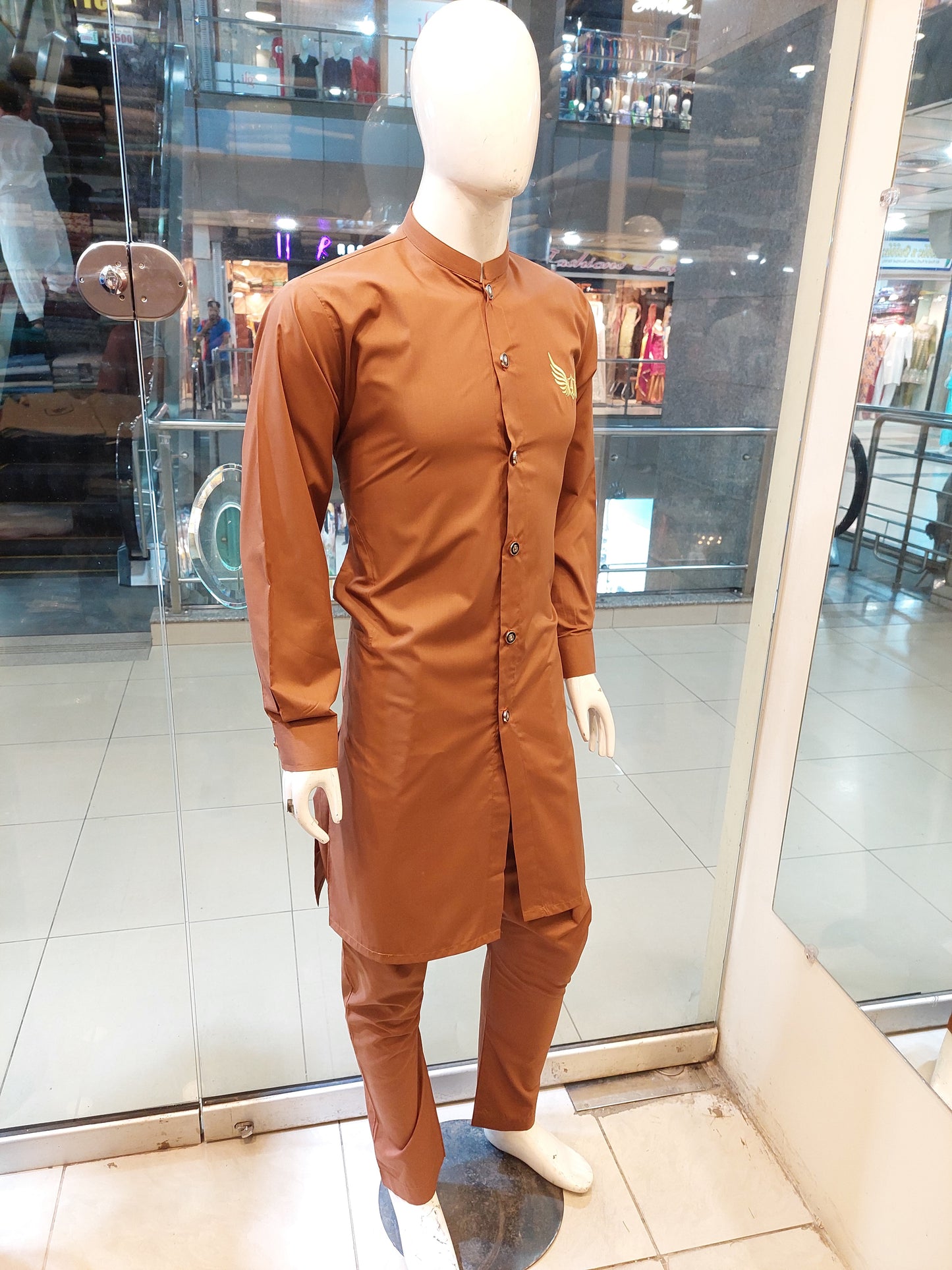 FRONT OPEN KURTA PAJAMA - WASH N WARE