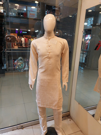 Light Pink Kurta - Jaykart Embose