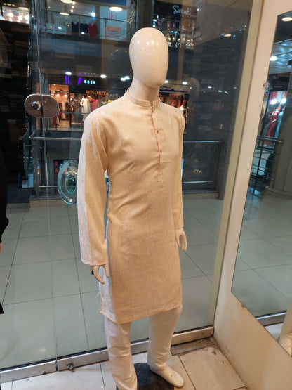 Light Pink Kurta - Jaykart Embose