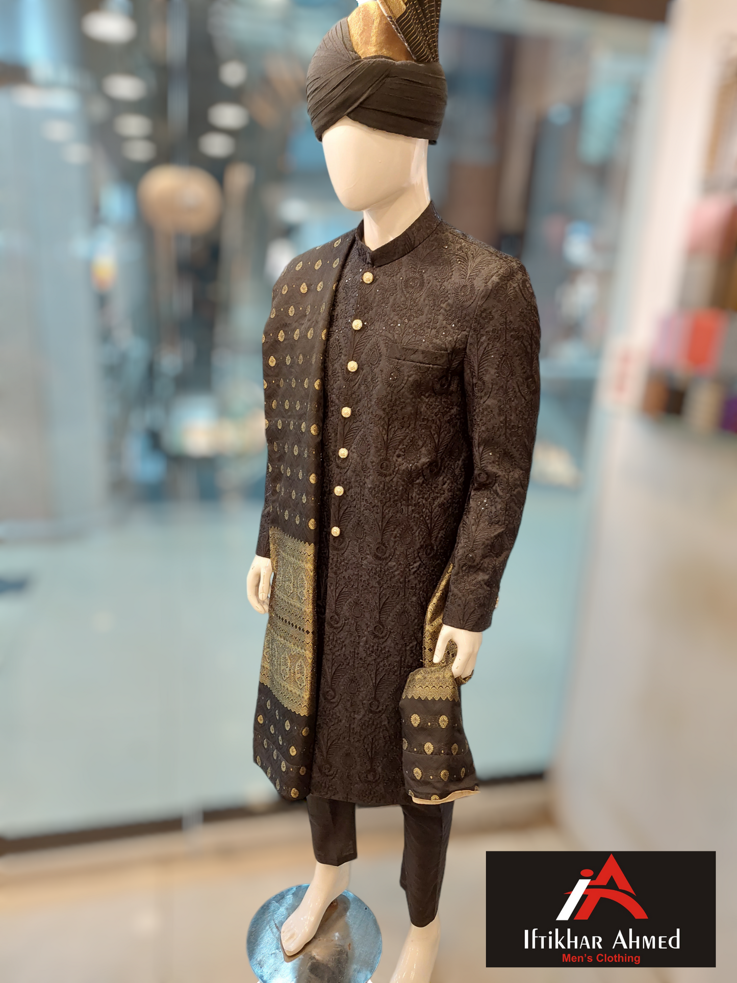 Masoori Sequence Black – Sherwani