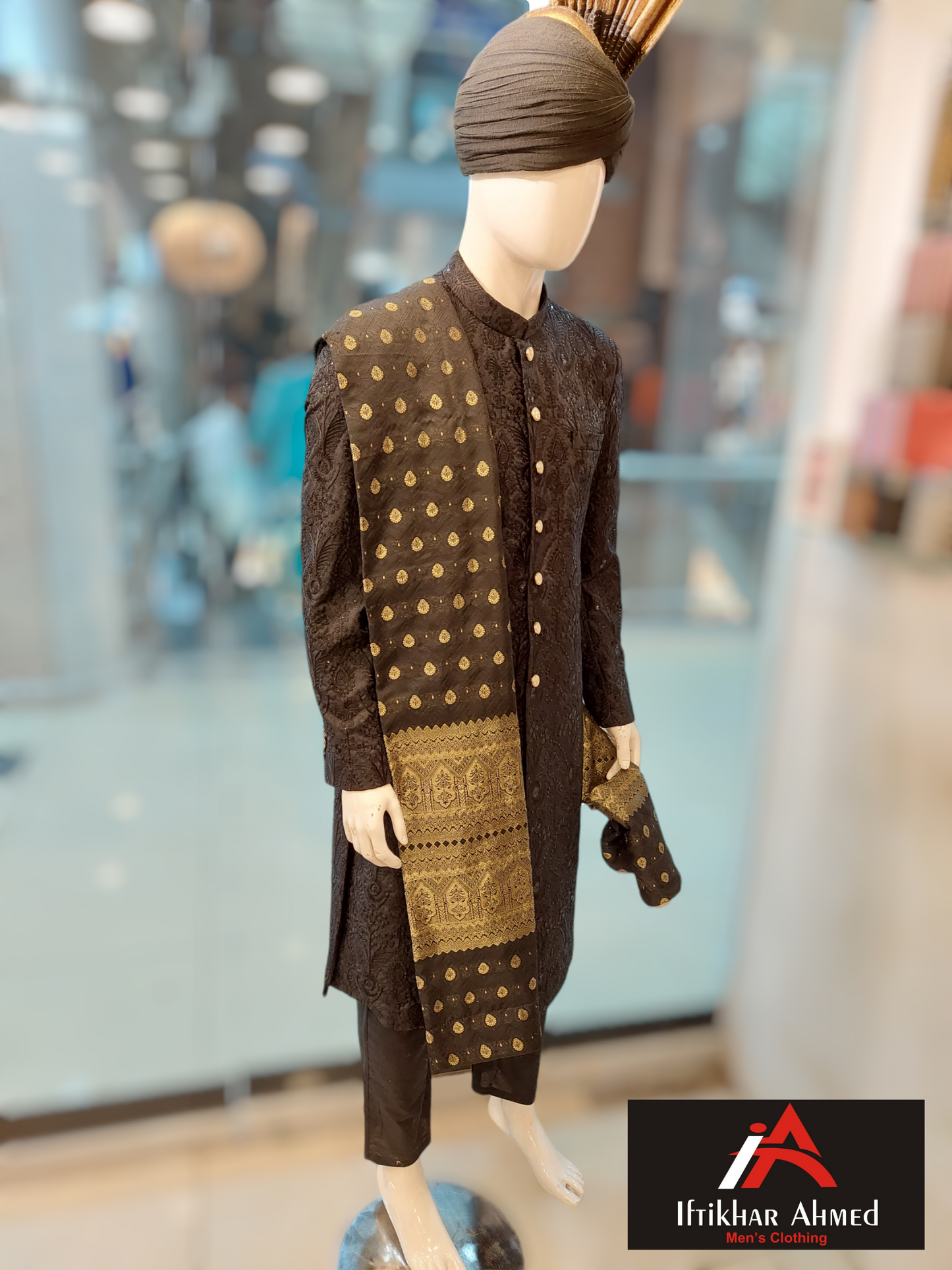 Masoori Sequence Black – Sherwani