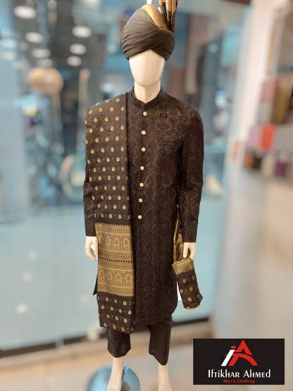 Masoori Sequence Black – Sherwani