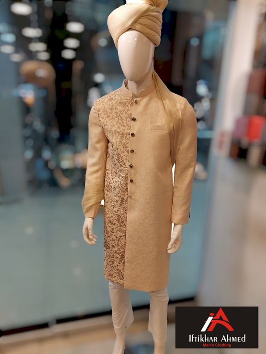 Jamawar Light Foan – Sherwani