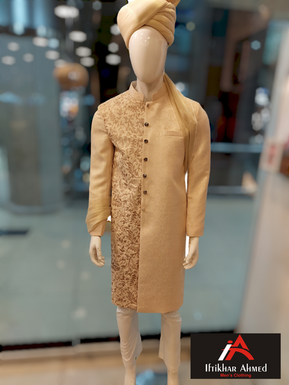 Jamawar Light Foan – Sherwani