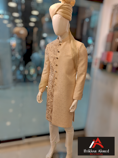 Jamawar Light Foan – Sherwani