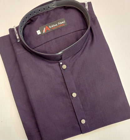 Purple - Kameez Shalwar - Wash n Wear Fabric
