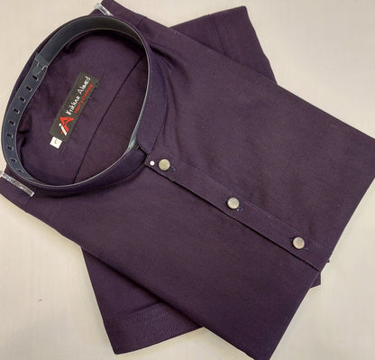 Purple - Kameez Shalwar - Wash n Wear Fabric