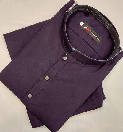 Purple - Kameez Shalwar - Wash n Wear Fabric