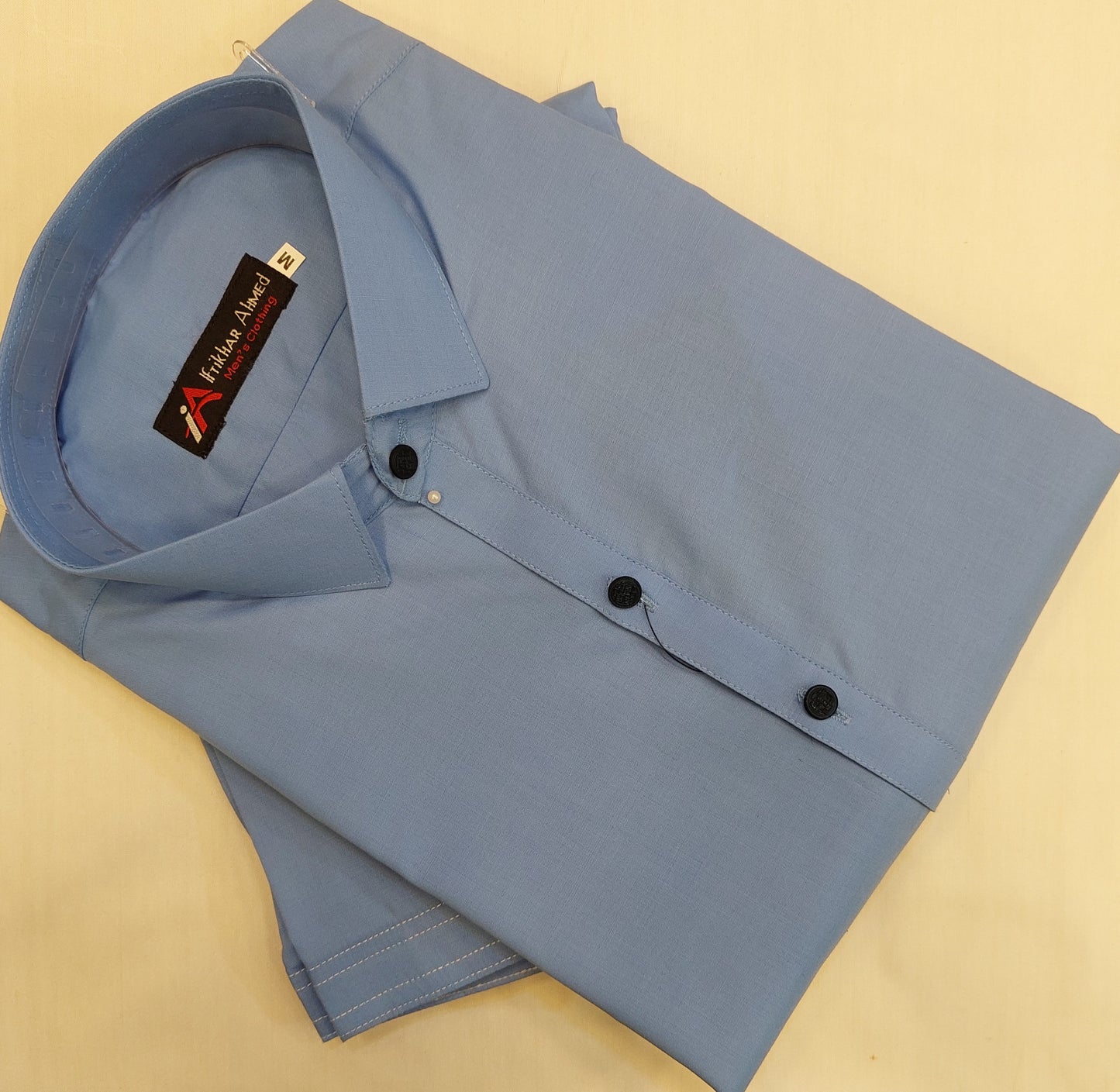 Sky Blue - Kameez Shalwar - Wash n Wear Fabric