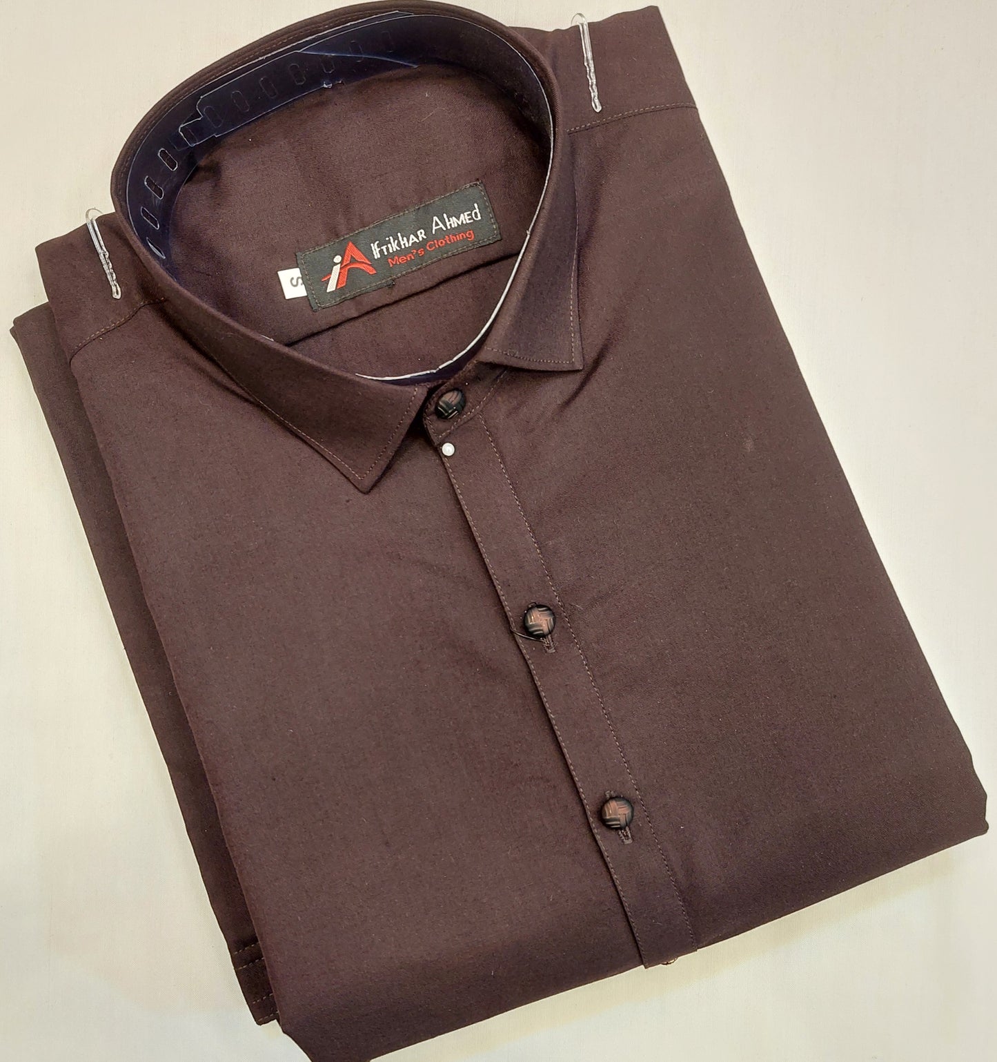 Dark Maroon - Kameez Shalwar - Wash n Wear Fabric