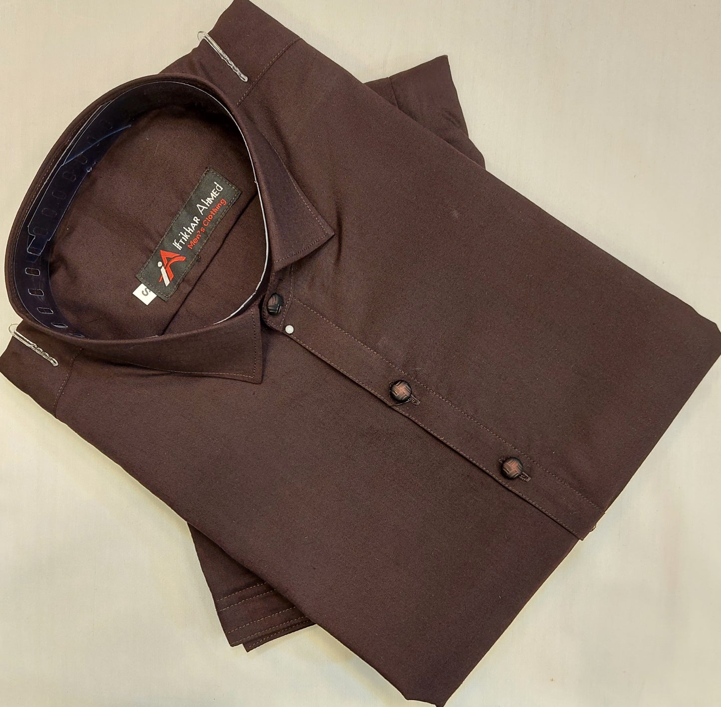 Dark Maroon - Kameez Shalwar - Wash n Wear Fabric