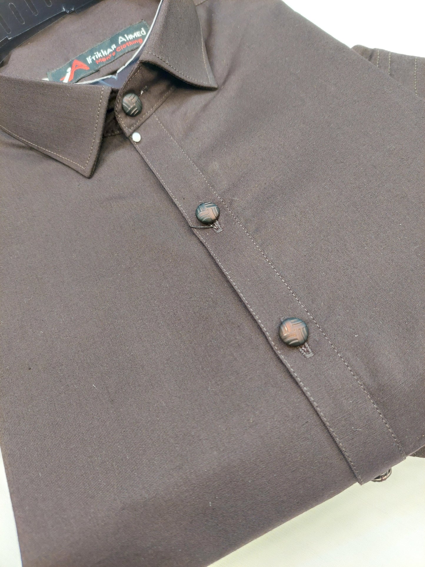 Dark Maroon - Kameez Shalwar - Wash n Wear Fabric