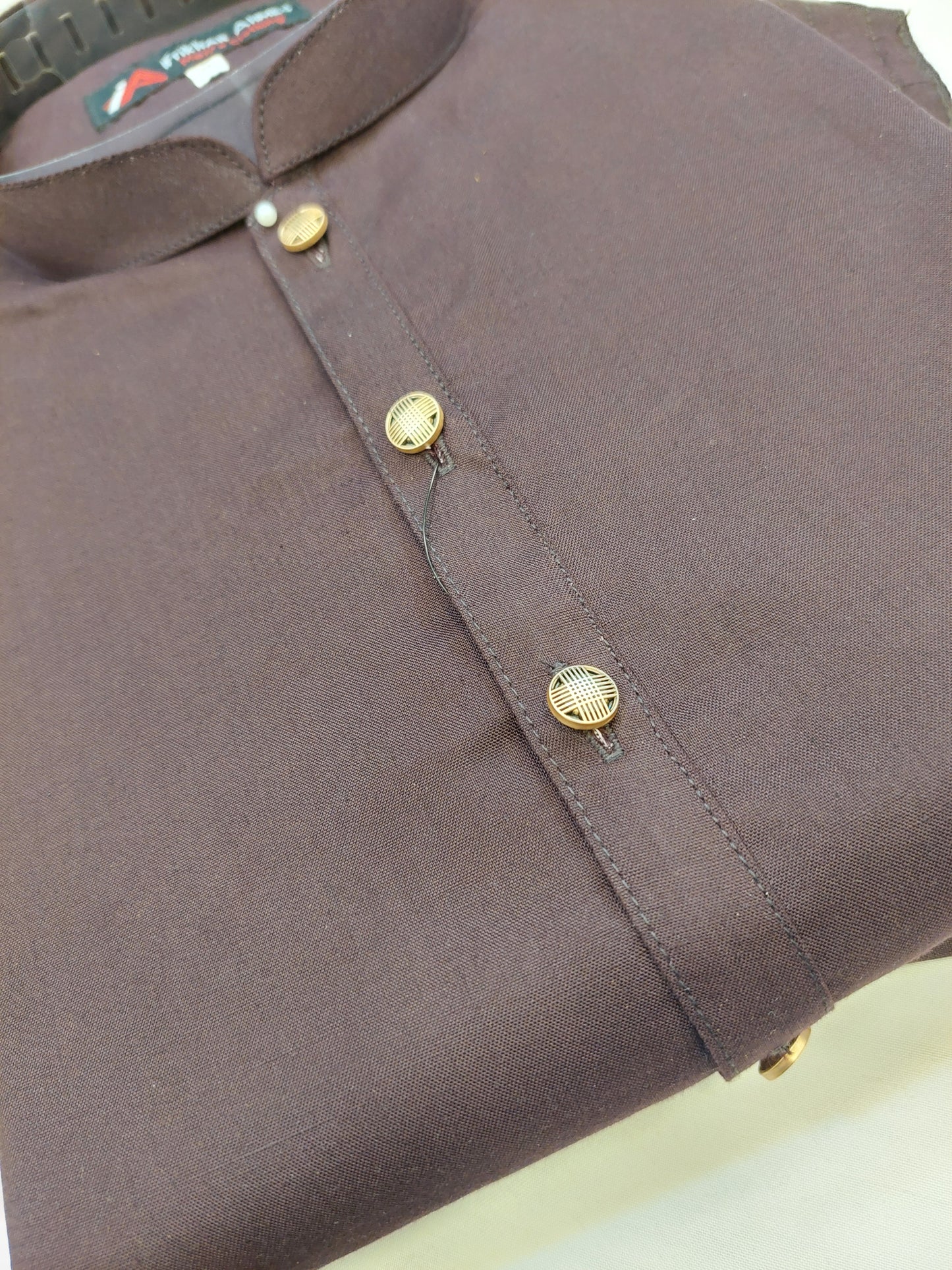 Maroon - Kameez Shalwar - Wash n Wear Fabric