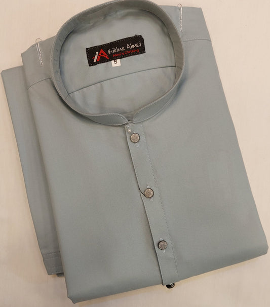 Aqua Green - Kameez Shalwar - Wash n Wear Fabric