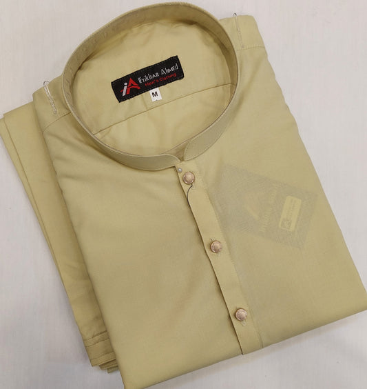 Light Lime - Kameez Shalwar - Wash n Wear Fabric