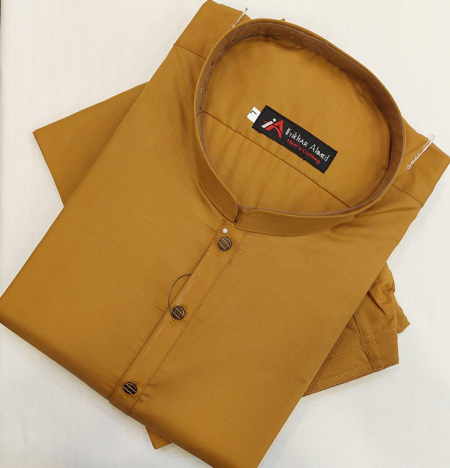 Mustard - Kameez Shalwar - Wash n Wear Fabric