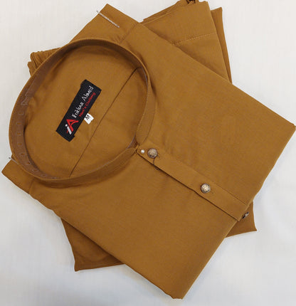 Bright Mustard - Kurta Pajama - Wash n Wear Fabric