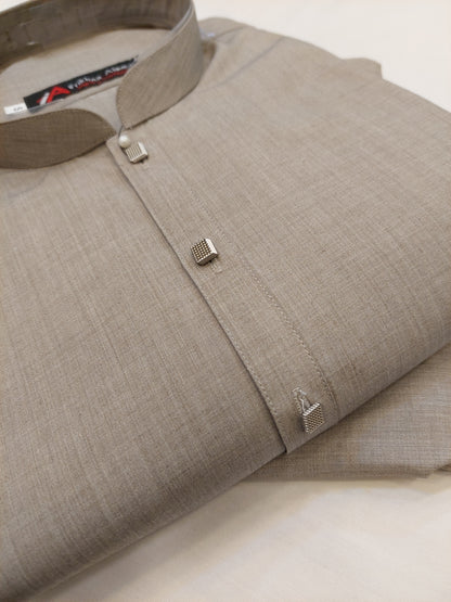 Ash Grey - Kurta Pajama - Wash n Wear Fabric