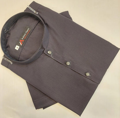 Charcoal Grey - Kameez Shalwar - Wash n Wear Fabric