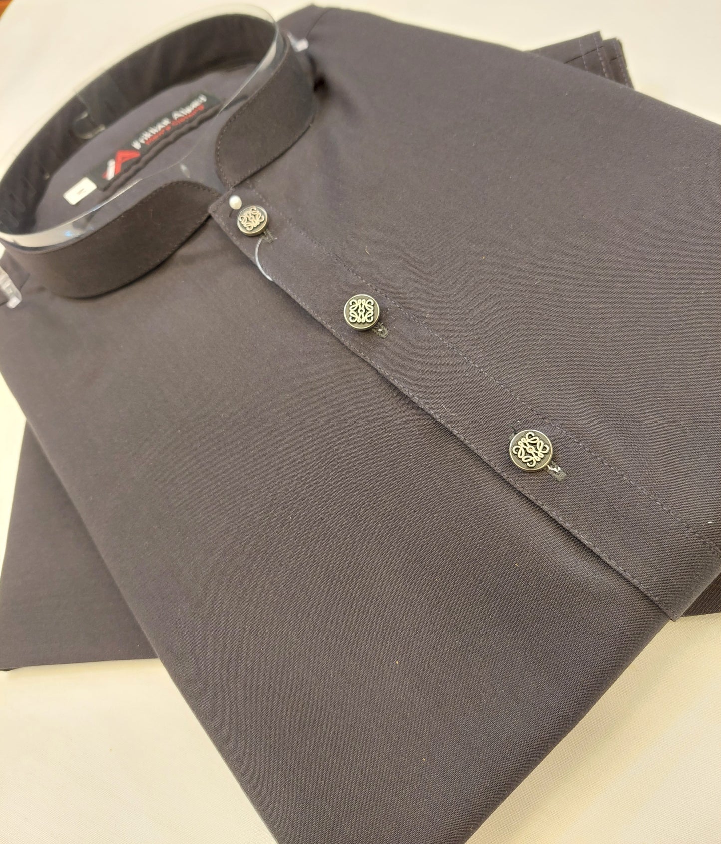 Charcoal Grey - Kameez Shalwar - Wash n Wear Fabric