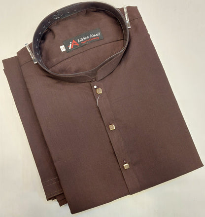 Dark Maroon - Kameez Shalwar - Wash n Wear Fabric