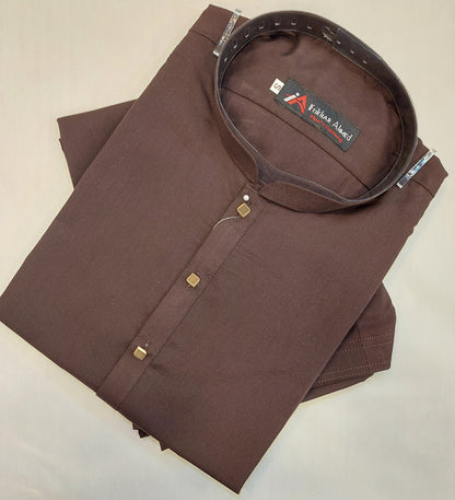 Dark Maroon - Kameez Shalwar - Wash n Wear Fabric