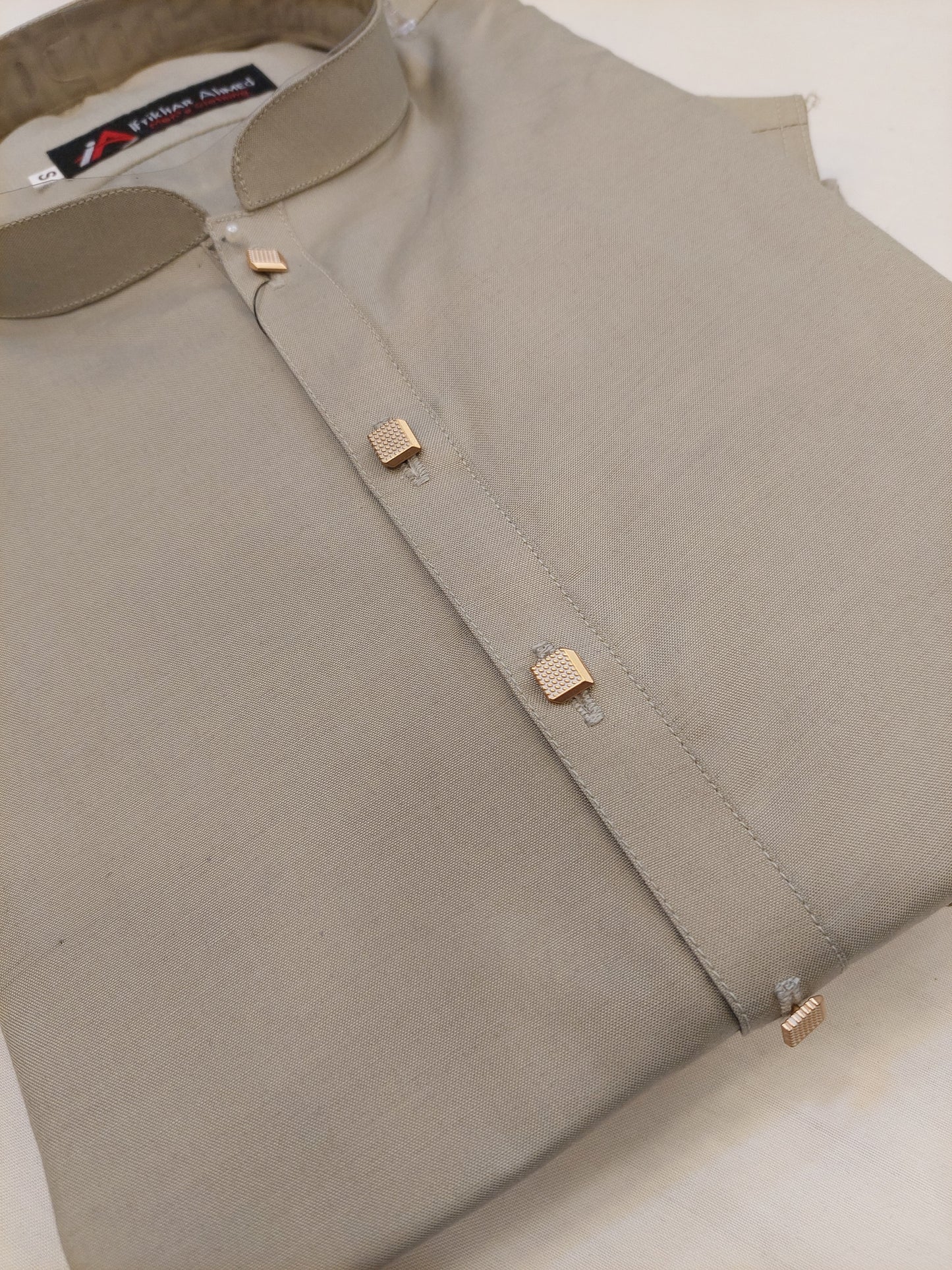 Light Fawn - Kameez Shalwar - Wash n Wear Fabric