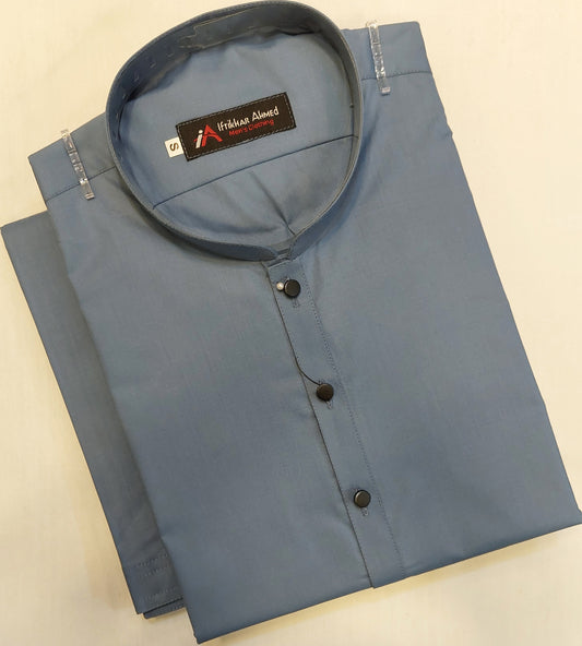 Uniform Blue - Kameez Shalwar - Egyptian Cotton  - Fabric