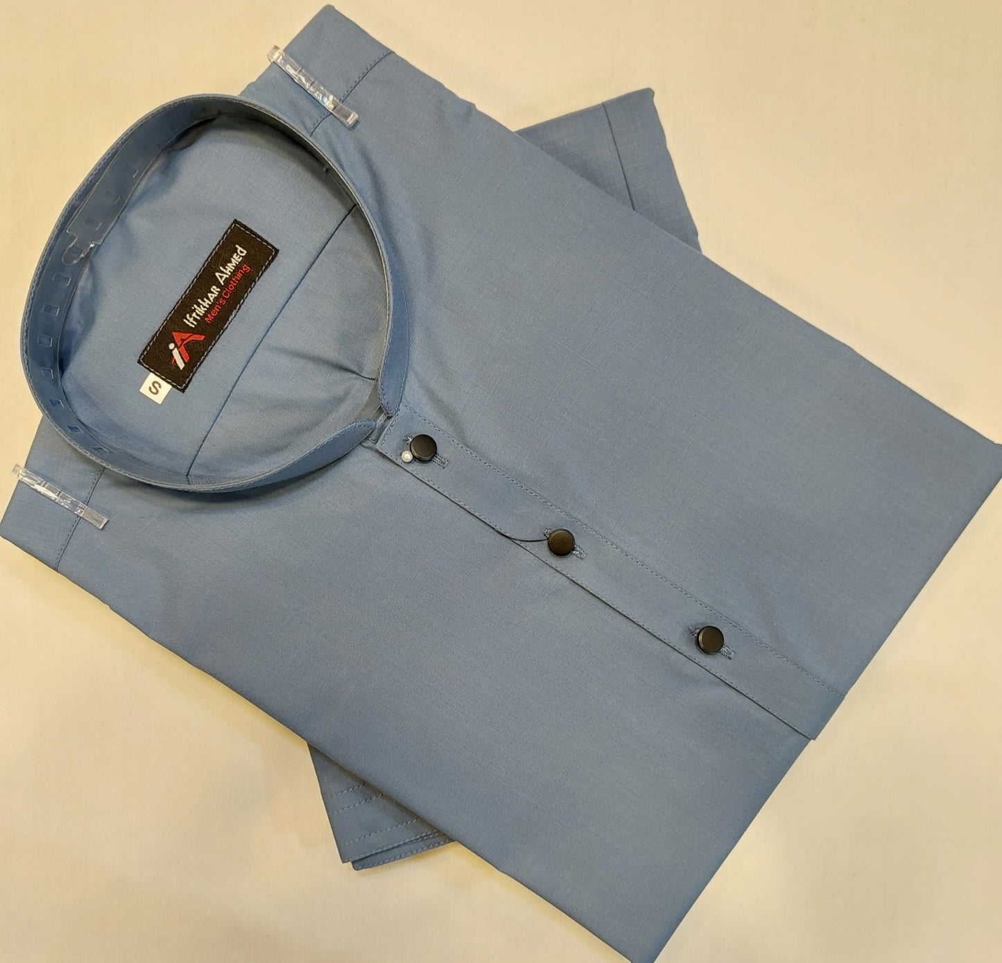 Uniform Blue - Kameez Shalwar - Egyptian Cotton  - Fabric