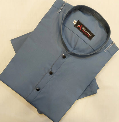 Uniform Blue - Kameez Shalwar - Egyptian Cotton  - Fabric