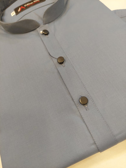 Uniform Blue - Kameez Shalwar - Egyptian Cotton  - Fabric