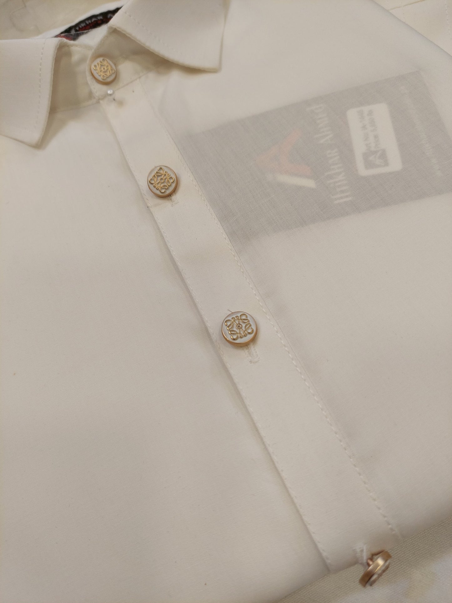 Milky White - Kameez Shalwar - Wash n Wear Fabric