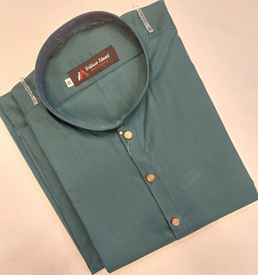 Peacock Green - Kurta Pajama - Egyptian Cotton - Fabric