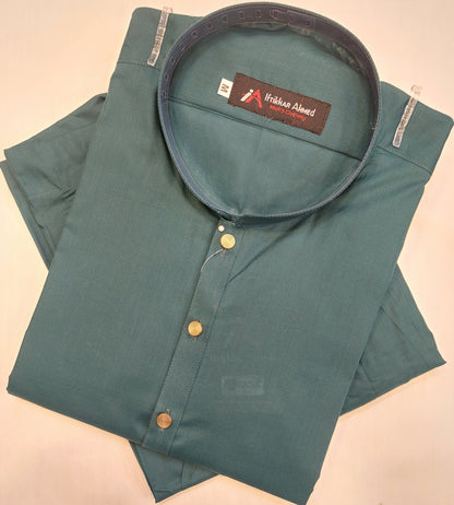 Peacock Green - Kurta Pajama - Egyptian Cotton - Fabric