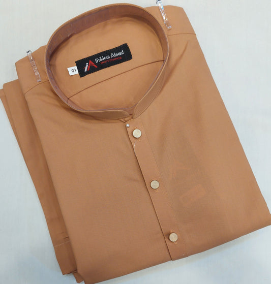 Peach - Kurta Pajama - Egyptian Cotton - Fabric