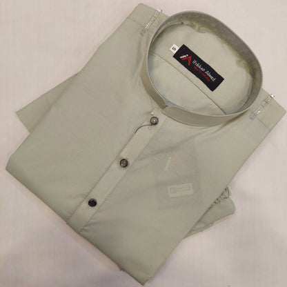 Pistachio Green - Kurta Pajama - Egyptian Cotton - Fabric