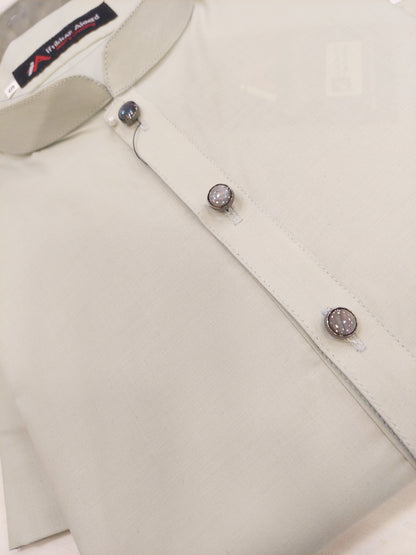 Pistachio Green - Kurta Pajama - Egyptian Cotton - Fabric